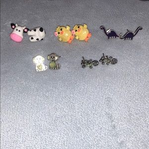 Animal earring set